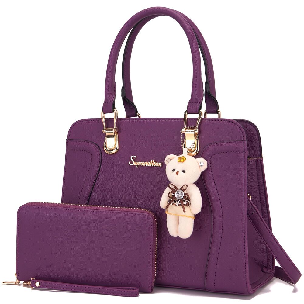 7453 Purses Fashion Handbags Tote Bag Top Handle Shoulder Satchel Purse